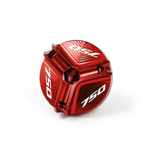 Couvercle de remplissage d'huile moto pour Kawasaki Z750 Z750R Z750S 2003-2024 protection rouge