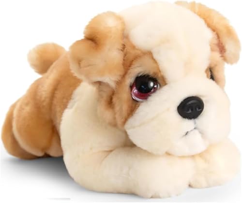 Keel Toys- Cachorro Bulldog, 25 cm, Multicolor (SD2631)