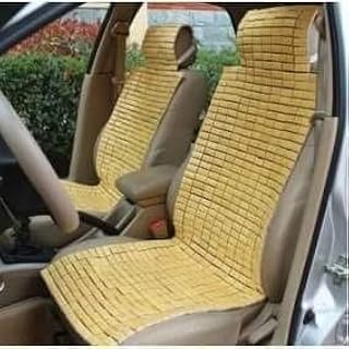 عراقة كرسي سيارة خشب بلاطة مريحة جدا فى الجلوس التهوية جيد الظهر تعمل على راحة الجسم والظهر اثتين القيادة - عدد 2 قطعة - SACAR