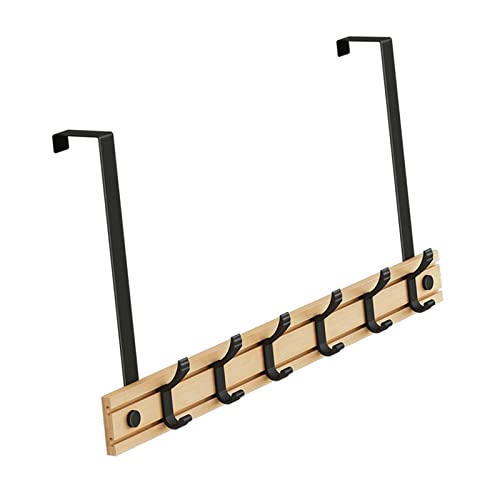 Perchero de aluminio resistente para colgar sobre la puerta, organizador de toallas, perchero para sala de estar, dormitorio, baño