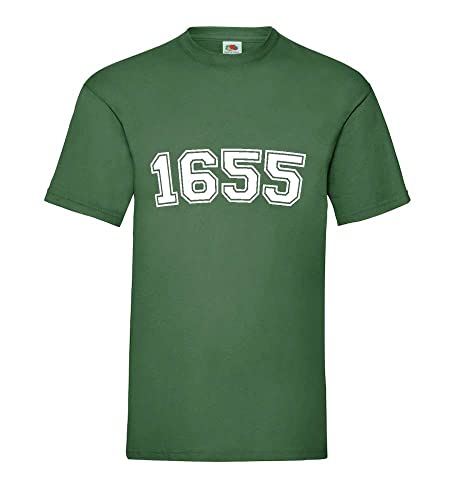 T-shirt pour homme vert bouteille XXXL modèle 1655