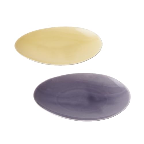 POTPURRI ポトペリー Vagペアプレート M(Gray×Yellow)