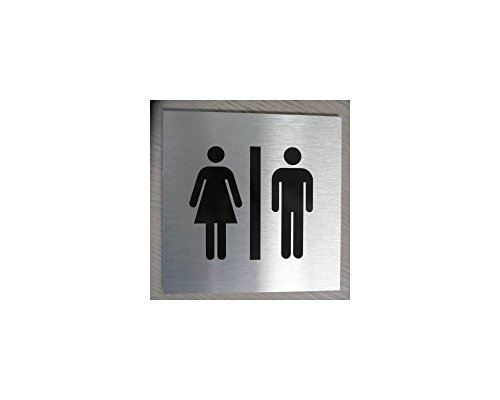 AUA SIGNALETIQUE - Plaque Aluminium Brossé DAE - 130x130 mm, Argent, 130 x 130 mm - Image 2