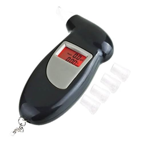 Alcoholímetro Digital Portátil de Bolsillo, Alta Precisión, Detector de Alcohol, Prueba de Alcoholemia