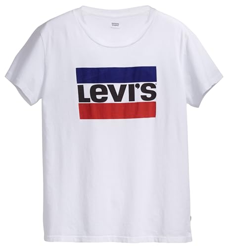 Levi's Damen The Perfect Tee T-Shirt,Sportswear Logo White,XXS – Ansicht 4