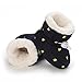 Snap Fleece Baby Baby Shoes Fleece Warm Short Boots Shoes Fashion Printing Non Slip Breathable Nude Boots Baby Snow Boots 18-24 Months