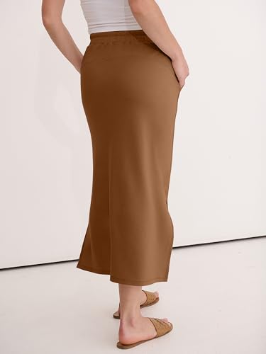Image of ANRABESS Casual Maxi Skirts for Women, High Waist, Summer, Drawstring, Ideal for Daily Wear, Office & Weekend Outings 2026