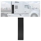 HECASA Cab Cabin Lower Fairing Extension Compatible with 2013-2022 Kenworth T680, Behind Cab Sleeper Fairing Cabin Wind Air Fairing Black Steel Left/Right Side
