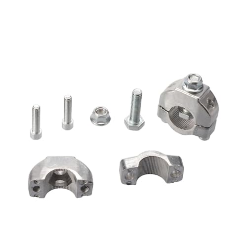 Moto riser handlebar anti-vibration et pontets robustes pour guidon 22 mm