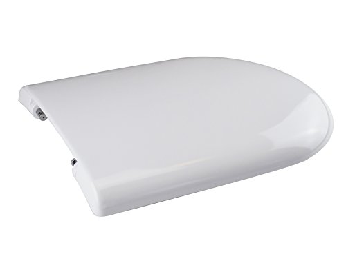 Saniplast Luna 2 Siège WC, résine thermodurcissable, blanc, 45,7 x 36,8 x 5,8 cm