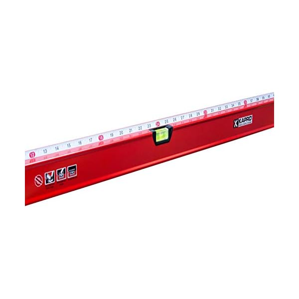 Kapro 770 Exodus Professional Box Level 48" With 45° Vial & Ruler For Leveling