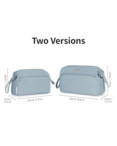 Image of Narwey Travel Makeup Bag Toiletry Bag, Large Cosmetic Bag for Women Girls