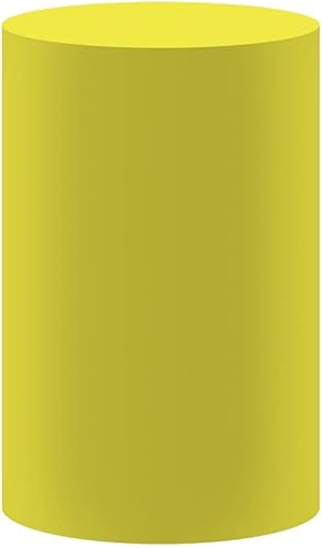 Miniatura 4 de Cubierta de zócalo amarillo brillante para fiesta de cumpleaños de bebé, baby shower, bautismo, comunión, bautizo, cubierta de cilindro de bautizo,
