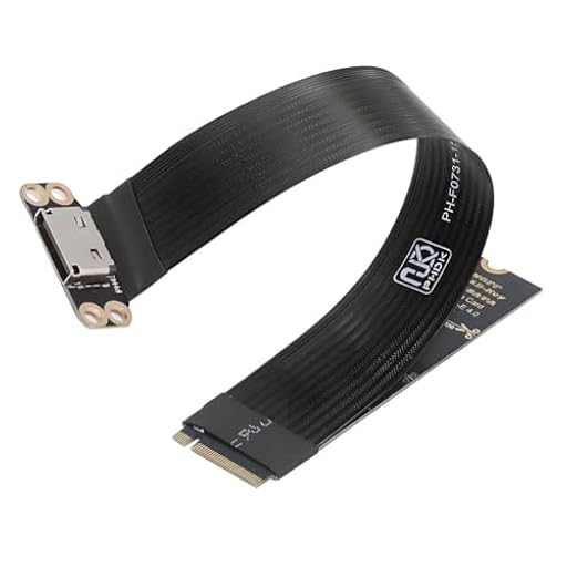 chenyang Oculink SFF-8612 a PCI-E 4.0 NVME M.2 M-Key Host Ribbon Flex Cable de extensión adaptador compatible con 2230/2242/2260/2280 para tarjeta gráfica externa y SSD | Ya disponible en tu tienda friki favorita! En mundofriki.es! chenyang Oculink SFF-8612 a PCI-E 4.0 NVME M.2 M-Key Host Ribbon Flex Cable de extensión adaptador compatible con 2230/2242/2260/2280 para tarjeta gráfica externa y SSD | Ya disponible en tu tienda friki favorita! En mundofriki.es!