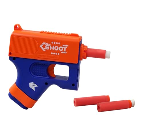 Image of Blaster Gun Toy for Kids | Storm Safe Long Range Shooting Gun | 3 Soft Foam Bullets | Safe Indoor Outdoor Game | Gift for Boys Girls | Age 5 6 7 8 9 10 Years