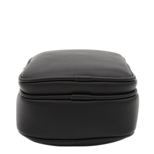 Image of FashionPuzzle Multi Pocket PU Leather Casual Medium Crossbody Bag with Adjustable Strap