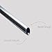 Dreamfocus Reusable Metal Straws Replacement Stainless Steel for YETI RAMBLER Straw Bottle 18 oz 4-Pack