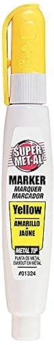 Super Met-Al 1296-1324 Squeeze Action Paint Marker, Yellow