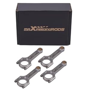maXpeedingrods I-Beam Connecting Rods for Honda Civic CRX D16 D16A D16Y7 D16Y8 D16Z6 137mm ARP 2000 3/8″ bolts