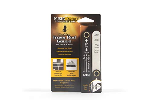 musicnomad precision truss rod neck relief gauge tool mn600