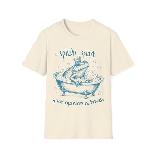 T-shirt Splish Splash grenouille idée cadeau humour et original XXL