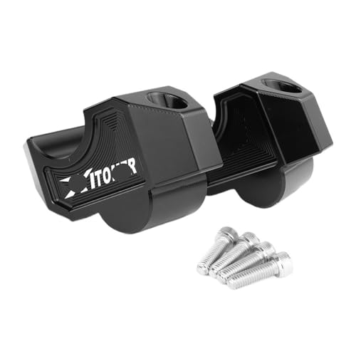 Soporte de manillar para MT-09 2025 en aluminio mecanizado con aumento de 38mm