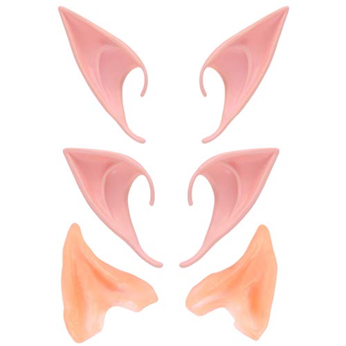 FRCOLOR Orejas de Duendecillo de Hadas de Duendecillo de Estilo Medio Largo Cosplay Orejas de...