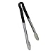 Update International TOPP-12 Stainless Steel Black Spring Tongs 12", PVC Which Does Not Include DEHP (di-Ethyl Hexyl Phthalate)