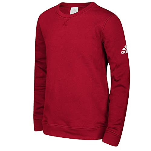 Sweat Adidas Power Red enfant en polaire premium pour le sport et l'école