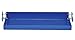 Vestil LAD-TT-B Steel Ladder Tool Tray 23-9/16 in. Width Blue
