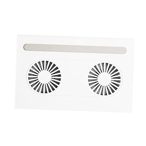 Base para laptop con ventiladores duales y soporte estable miniatura 1