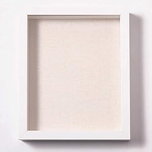 Muzilife 3D Objektrahmen 20x25 cm Weiß