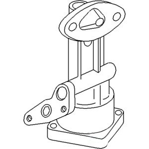 Compatible with Ford New Holland Tractor, Skid Steer Loader Oil Pump w/Gaskets Part No: A-D1NL6600A, AMD1NL6600A, HCFD1NL6600, 35A59