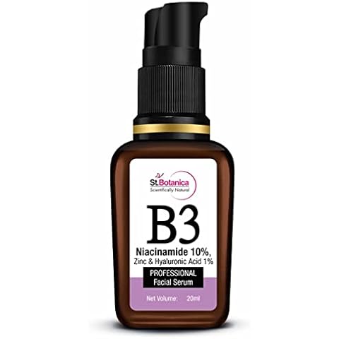 StBotanica B3 Niacinamide 10%, Zinc & Hyaluronic Acid 1% Professional Face Serum, 20 ml Cover