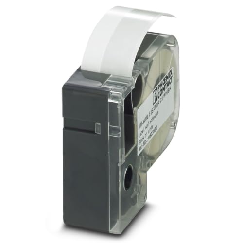 Phoenix Contact MM-WML 5 (EX10) R C1 WH/BK Kabelmarkierung für ThermoMark GO, ThermoMark GO.K, selbstklebend, Weiß, Ø