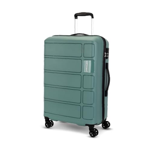 Image of Kamiliant by American Tourister 2 Pc Harrier Edge 8W Set 56 Cm & 68 Cm - Small & Medium Polypropylene(PP) Hardside 8 Wheels Spinner Luggage Set /Trolley Bag Set (Slate Grey)