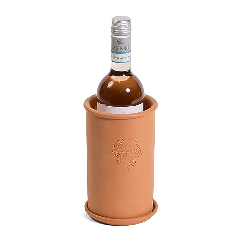 Amazing Tableware Terracotta Wine Cooler, Brown, 11.7W x 18H cm - Image 2