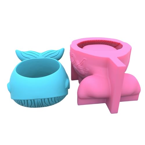 Moule silicone baleine pour réussir vos pots de fleurs résine - 4