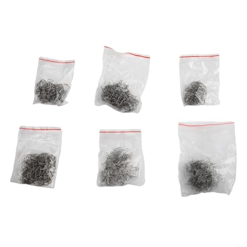 Clavos de soldadura de plástico para reparación de parachoques de coche, acero inoxidable de 0,6 mm y 0,8 mm, ondulado, plano, V, M, clavos para grapadora caliente, paquete de 600 (100 (1800)