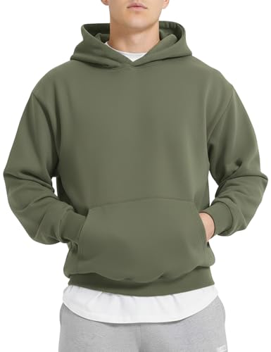PAODIKUAI Men Hoodie Sweatshirt Loose Fit Fashion Pullover Hoodie