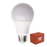 Potencia: 10 W 10x Bombilla LED E27, iluminacion 10W (810 lm), 5500K (luz blanca)