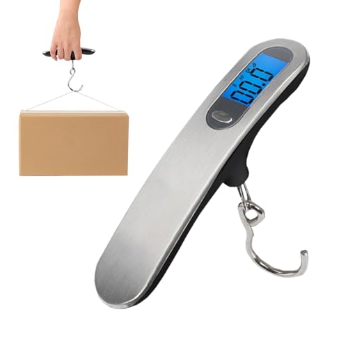 Digital Luggage Scale, Travel Weight Scale 50kg, Portable Digital Weighing Equipment for Express Shipping Postal Airplane Bag Outdoor Fishing Camping Home