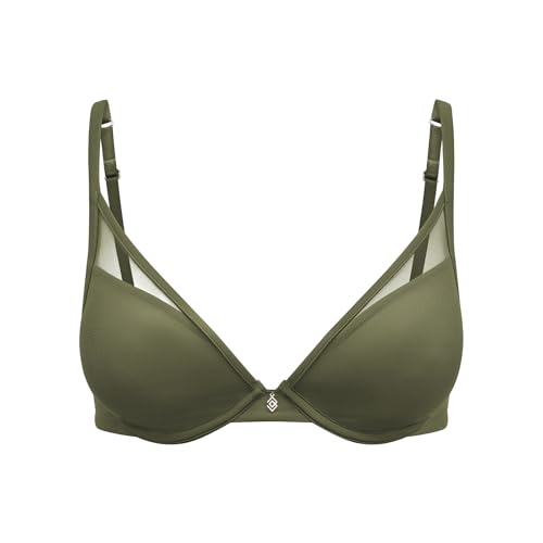 Image of Thirdlove Classic Plunge Bra, Sexy Underwire V-Neck Bra for Small Breasts, Low Cut, No-Show Lines, Women's Everyday Comfort