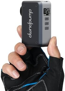 Miniatura 8 de Mini bomba de bicicleta con manómetro, bomba eléctrica de bicicleta de 120 PSI, bomba de aire recargable para bicicleta portátil, apagado