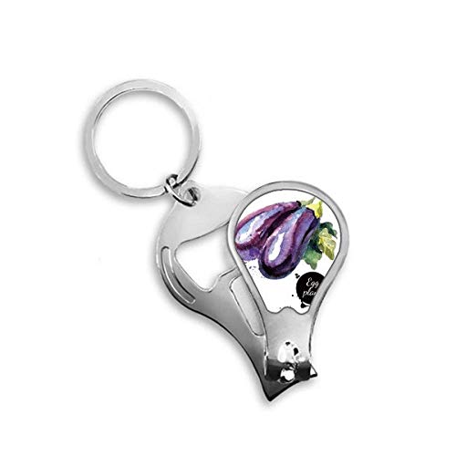 Coupe-ongles de pieds aubergine aquarelle DIYthinker pour soins des pieds