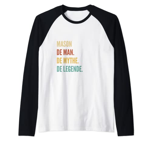 Funny Dutch First Name Design - Mason Manche Raglan