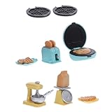 Accessoires de cuisson pour petites maisons : les mini-outils de cuisson délicats ont une taille compacte et un style réaliste, faciles à utiliser, des accessoires de cuisson miniatures