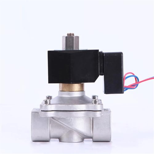 Válvula solenoide 1 pulgada normalmente abierta acero inoxidable 240V con LED 2