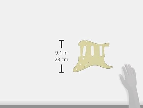 Miniatura 3 de Fender 62 Stratocaster - Golpeador verde menta de 11 agujeros, 3 capas para 3 pastillas de bobina individual