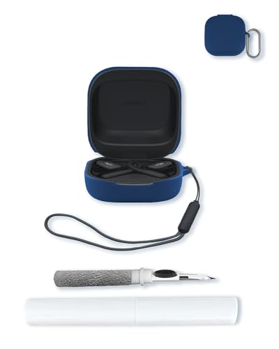 BOVUGAC SHOKZ OpenFit 2 �I�[�v���C���[�w�b�h�z���C���z���p�P�[�X�A�\�t�g�v���e�N�V�����A�L�[�`�F�[��&�N���[�j���O�L�b�g&�X�g���b�v�t���V���R���P�[�X�J�o�[ SHOKZ New OpenFit 2�C���z���p-�u���[